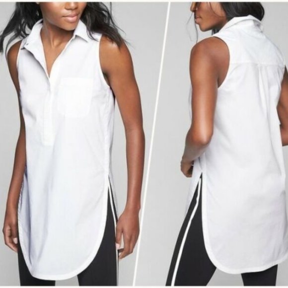 Athleta Tops - ATHLETA Sleeveless Popover Tunic Shirt Size XS